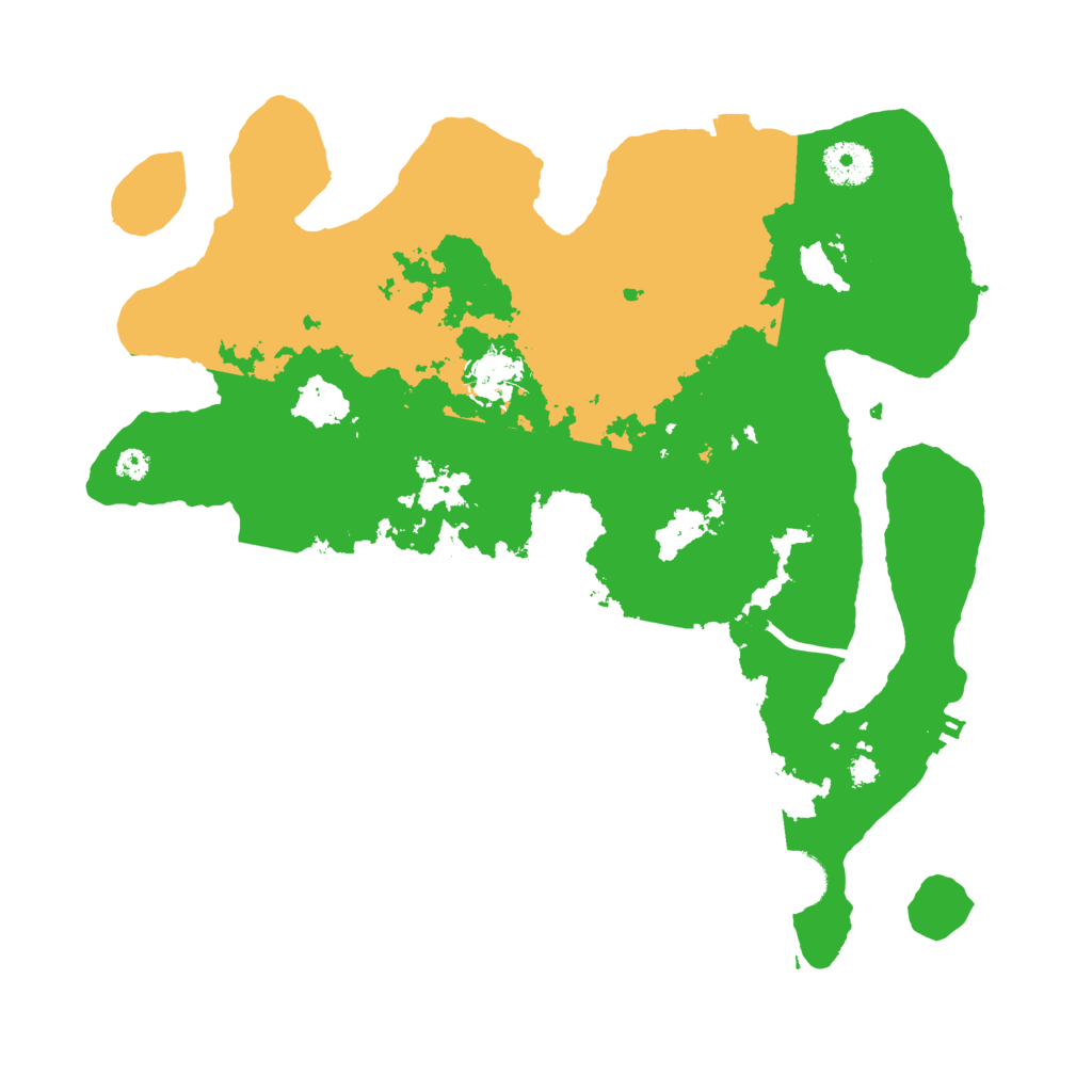 Biome Rust Map: Procedural Map, Size: 3500, Seed: 1605108719