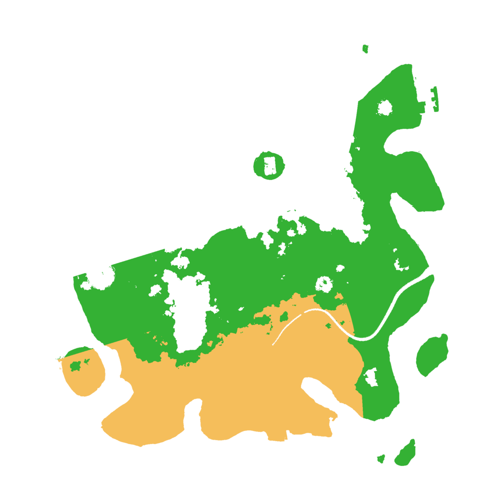 Biome Rust Map: Procedural Map, Size: 3000, Seed: 862711908