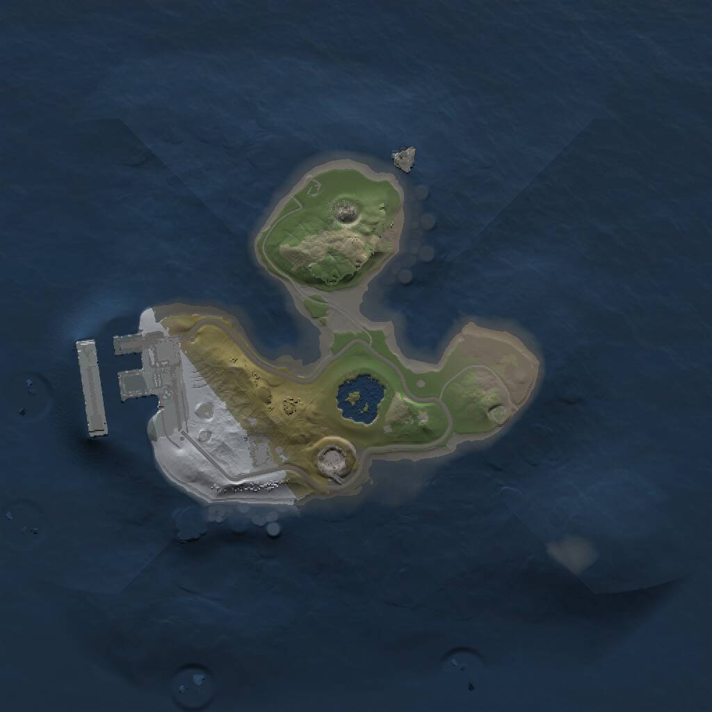 Rust Map: Procedural Map, Size: 1500, Seed: 581698393, 2 Monuments