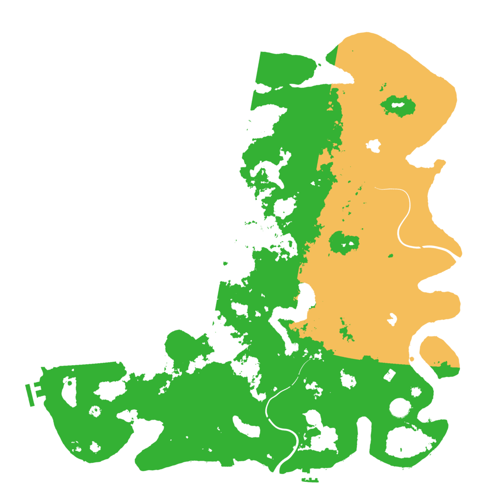 Biome Rust Map: Procedural Map, Size: 4500, Seed: 824347499