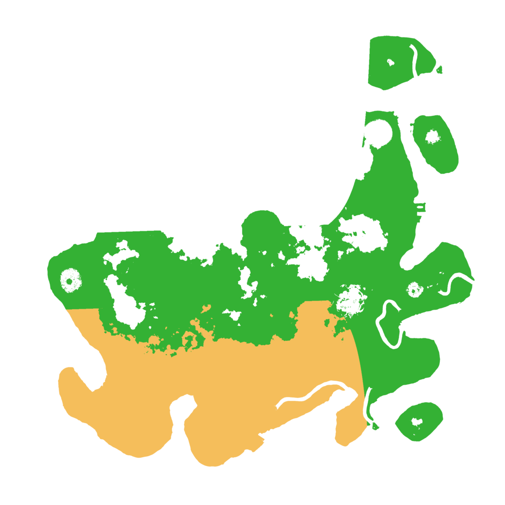 Biome Rust Map: Procedural Map, Size: 3400, Seed: 96041381