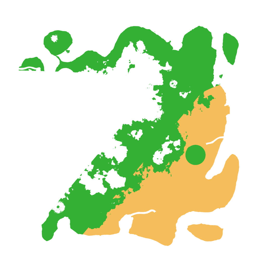Biome Rust Map: Procedural Map, Size: 3500, Seed: 64122386