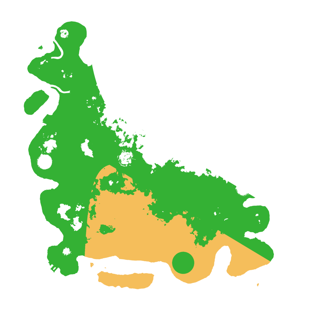 Biome Rust Map: Procedural Map, Size: 3750, Seed: 28