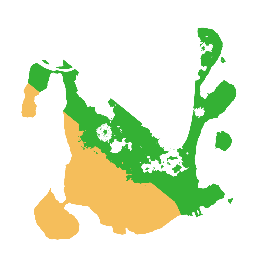 Biome Rust Map: Procedural Map, Size: 2500, Seed: 1856206871