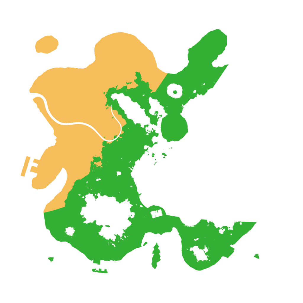 Biome Rust Map: Procedural Map, Size: 3000, Seed: 39675