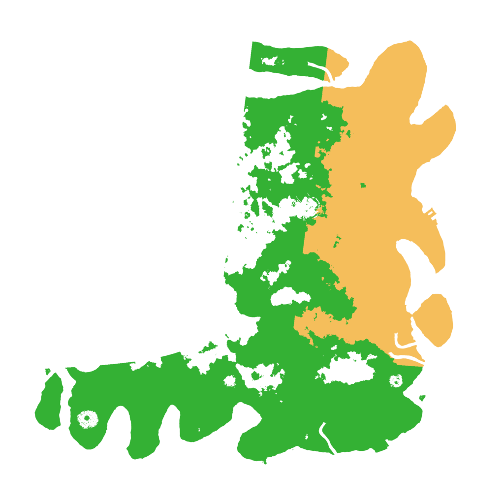 Biome Rust Map: Procedural Map, Size: 3950, Seed: 22467625