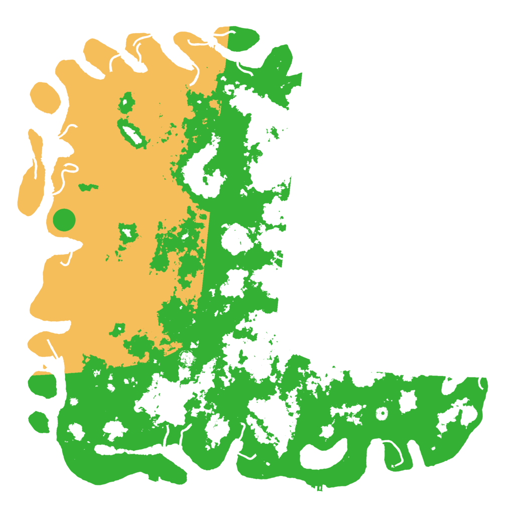Biome Rust Map: Procedural Map, Size: 6000, Seed: 1412796831
