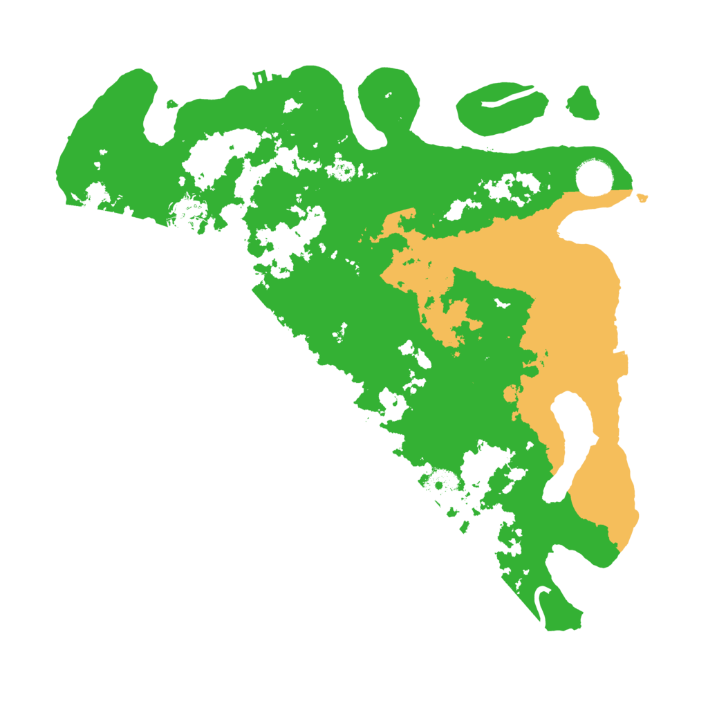 Biome Rust Map: Procedural Map, Size: 3400, Seed: 10817305