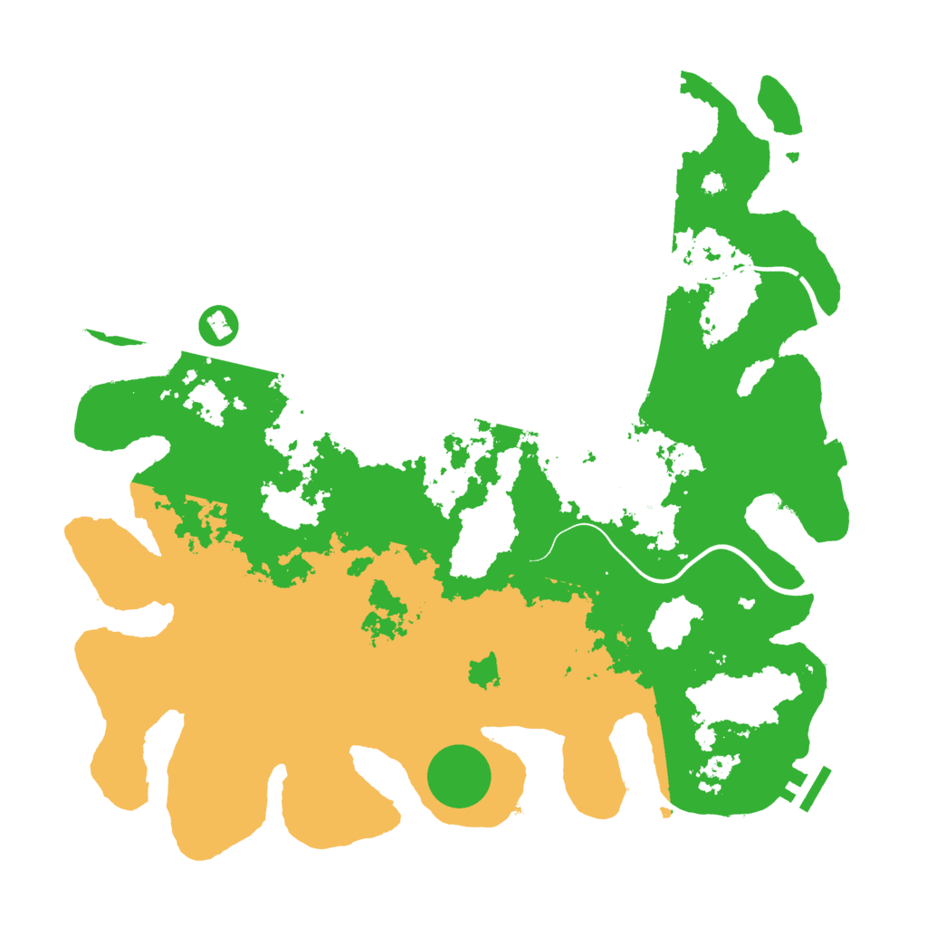 Biome Rust Map: Procedural Map, Size: 3850, Seed: 82323760
