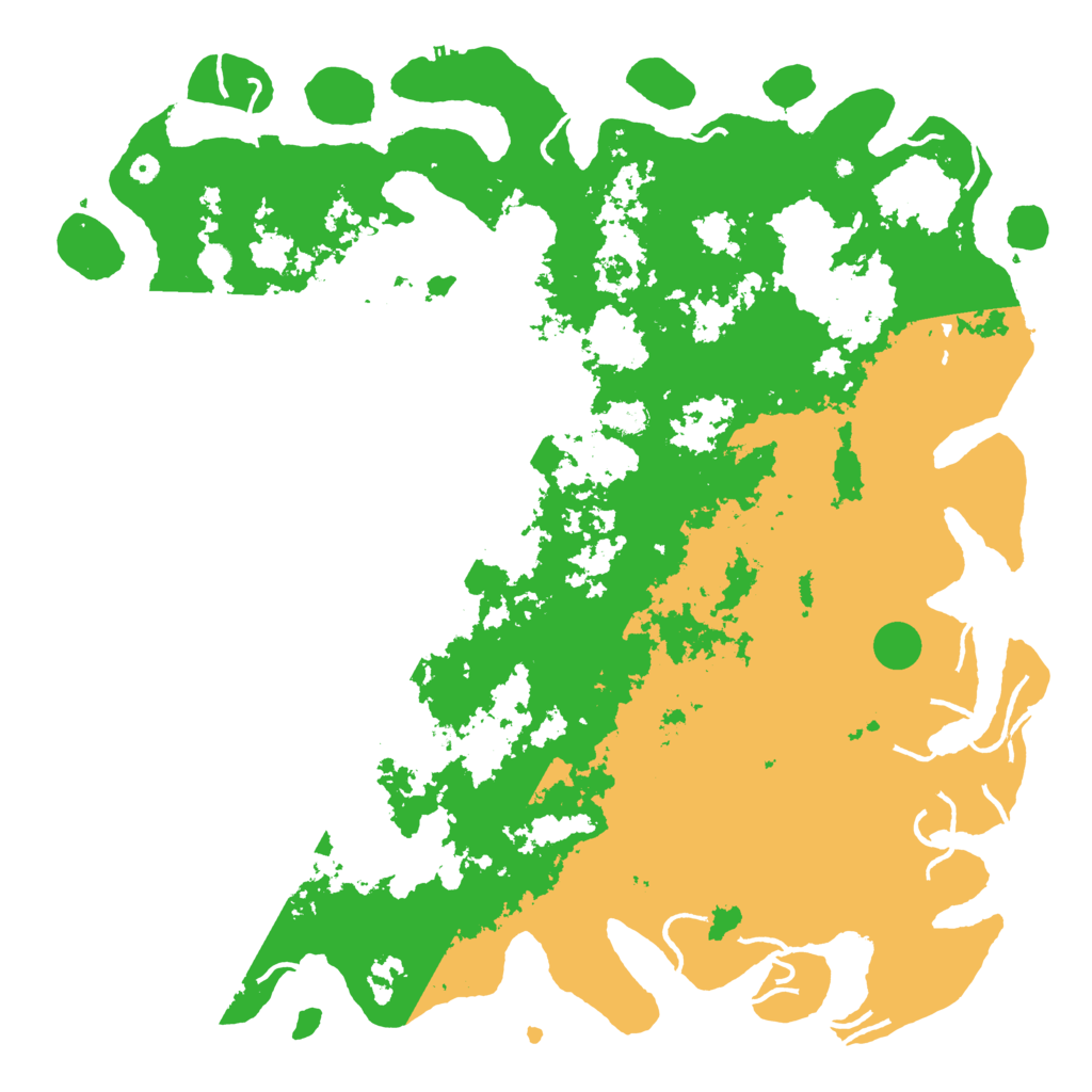 Biome Rust Map: Procedural Map, Size: 6000, Seed: 625503345