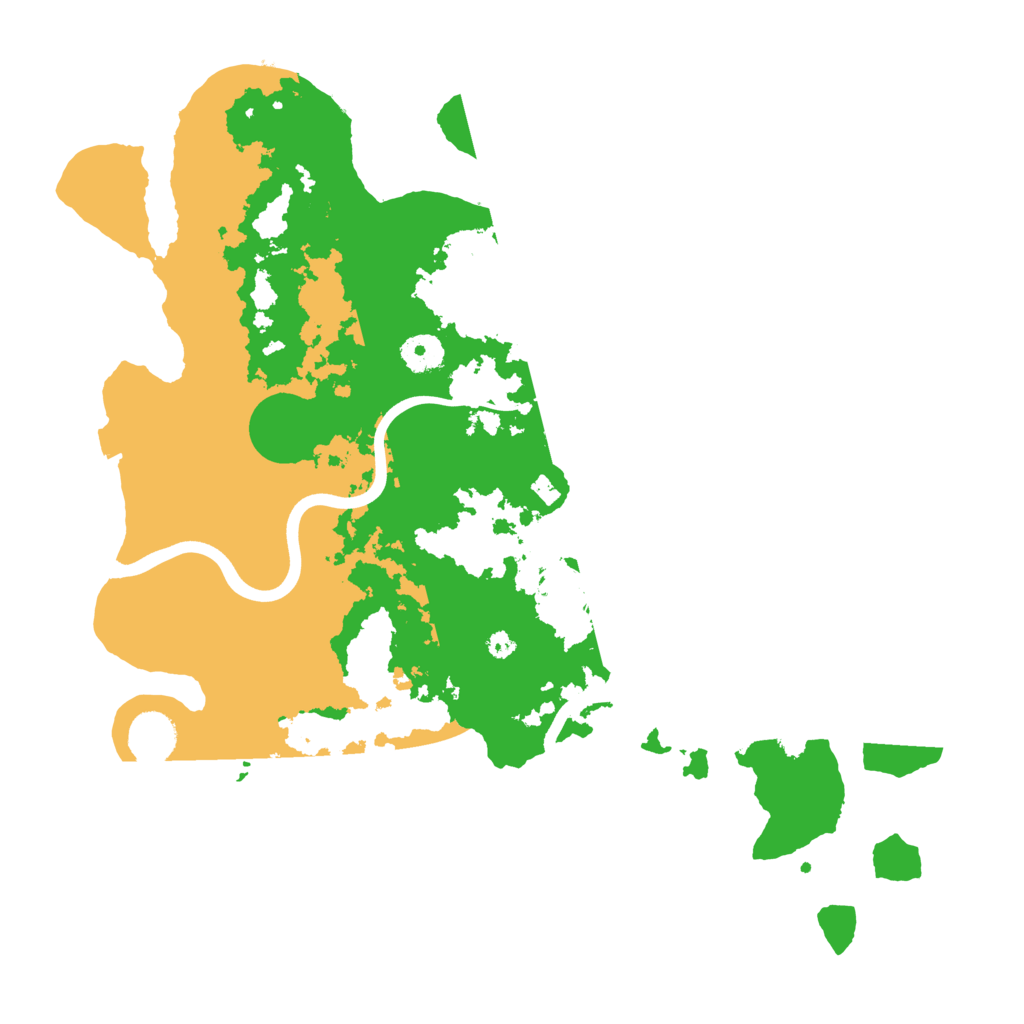 Biome Rust Map: Procedural Map, Size: 3850, Seed: 48012234