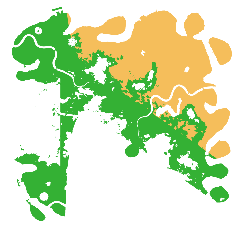 Biome Rust Map: Procedural Map, Size: 5000, Seed: 811676286