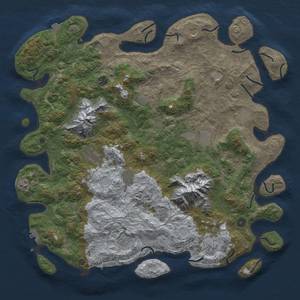 Thumbnail Rust Map: Procedural Map, Size: 5000, Seed: 811676286, 19 Monuments