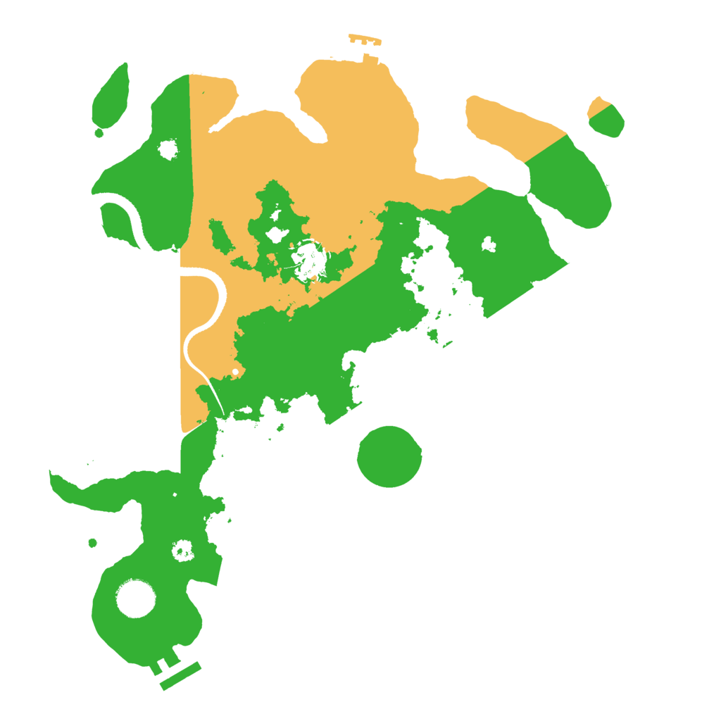 Biome Rust Map: Procedural Map, Size: 3300, Seed: 1654251642