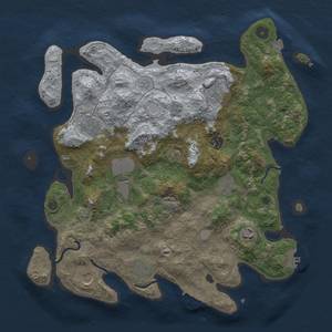 Thumbnail Rust Map: Procedural Map, Size: 3850, Seed: 73194712, 17 Monuments