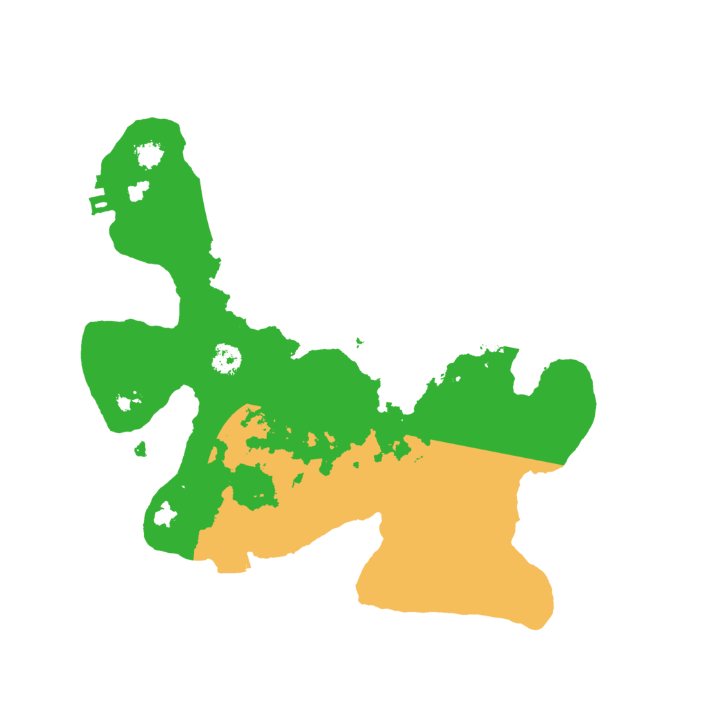 Biome Rust Map: Procedural Map, Size: 2450, Seed: 1372010374