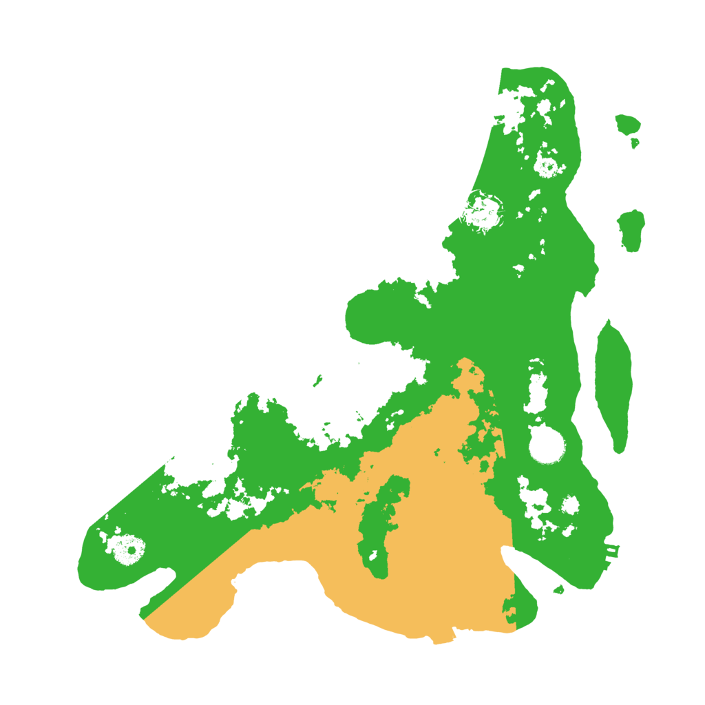 Biome Rust Map: Procedural Map, Size: 3500, Seed: 1779171313