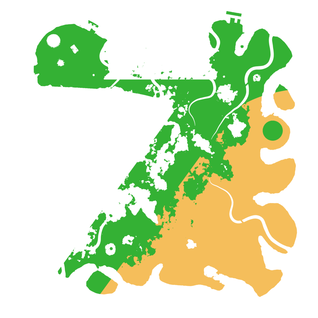 Biome Rust Map: Procedural Map, Size: 4200, Seed: 882624632