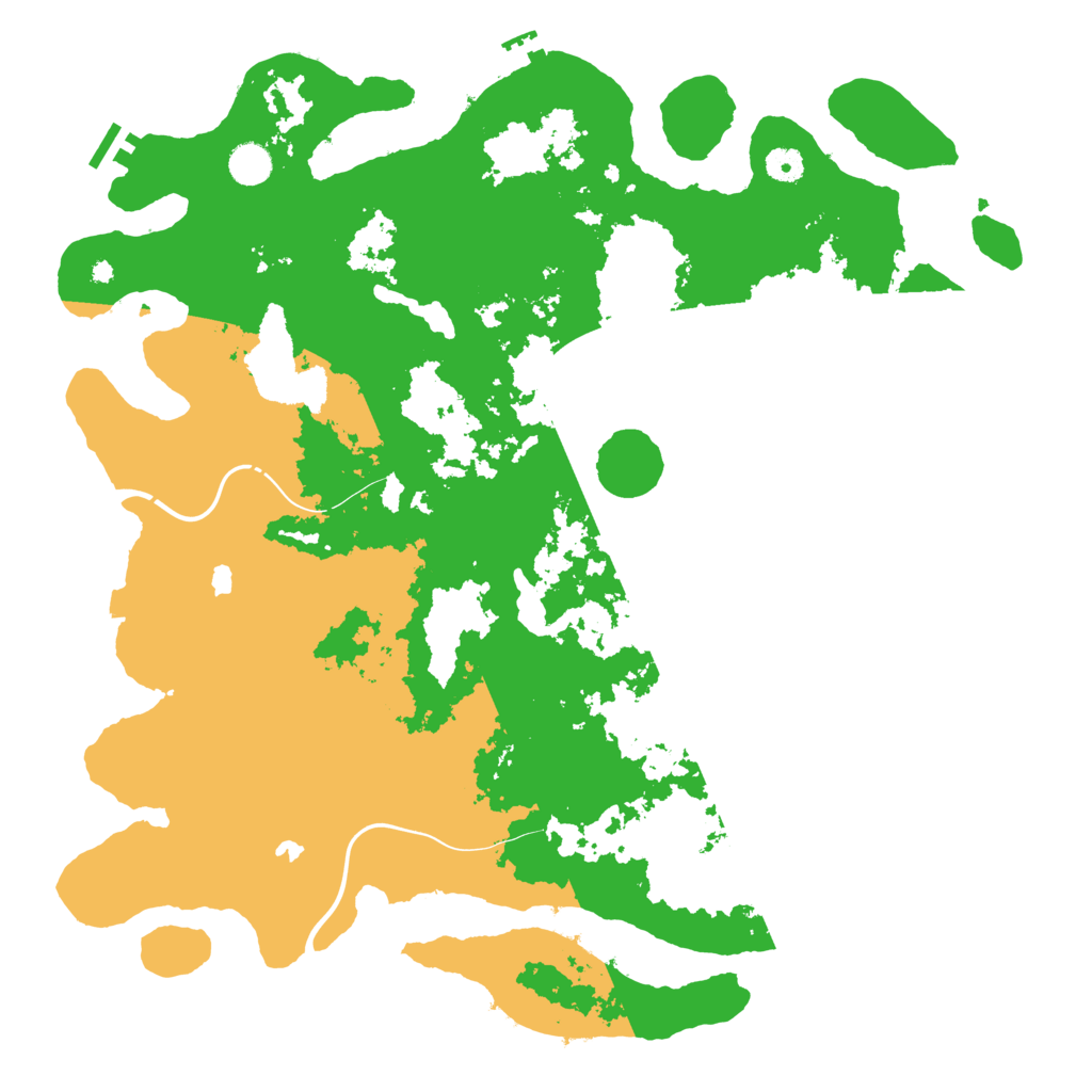 Biome Rust Map: Procedural Map, Size: 4500, Seed: 580684522