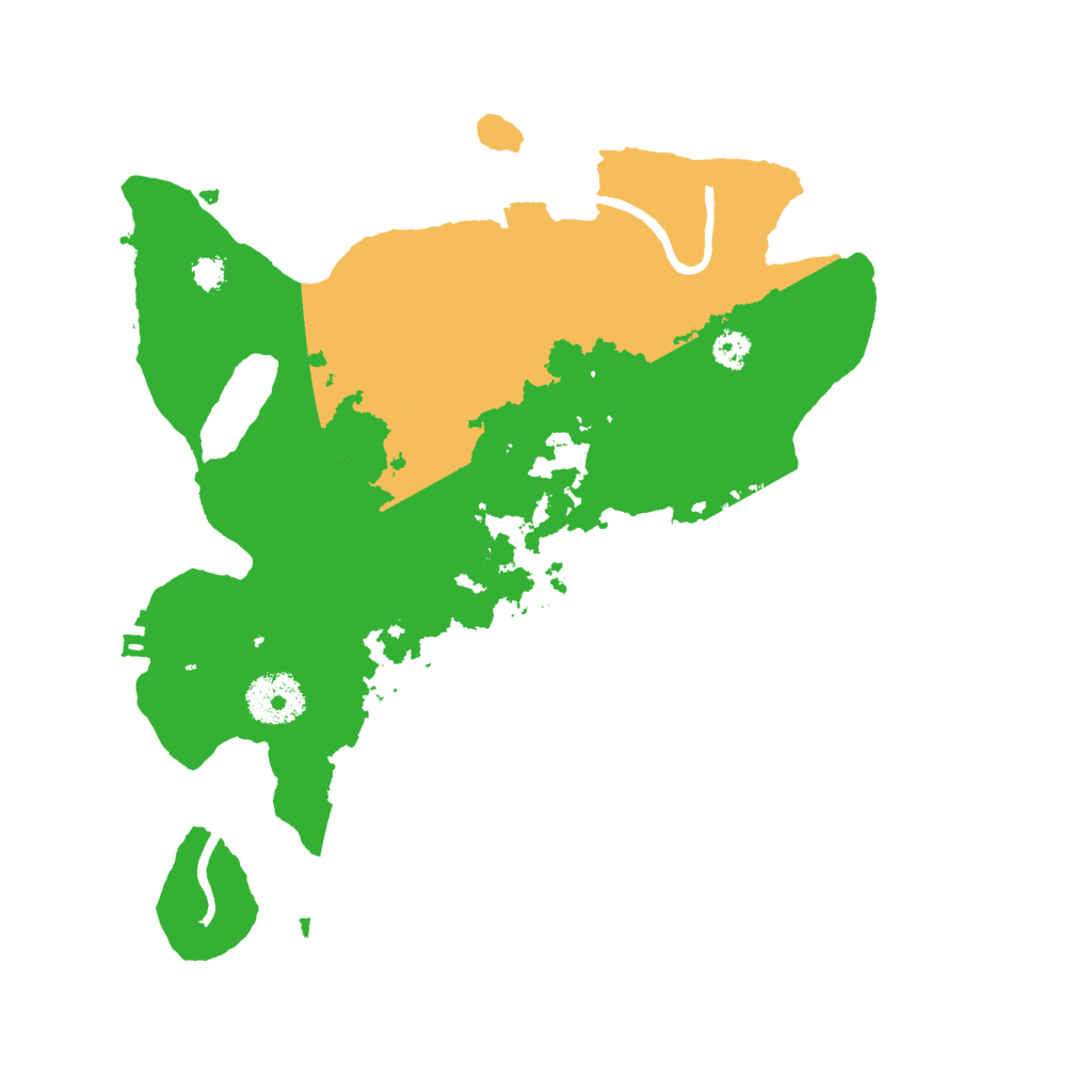 Biome Rust Map: Procedural Map, Size: 3000, Seed: 11006