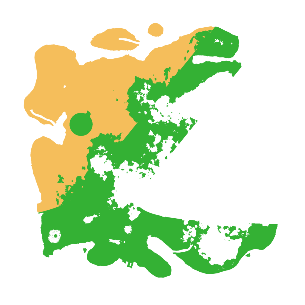 Biome Rust Map: Procedural Map, Size: 3500, Seed: 88311