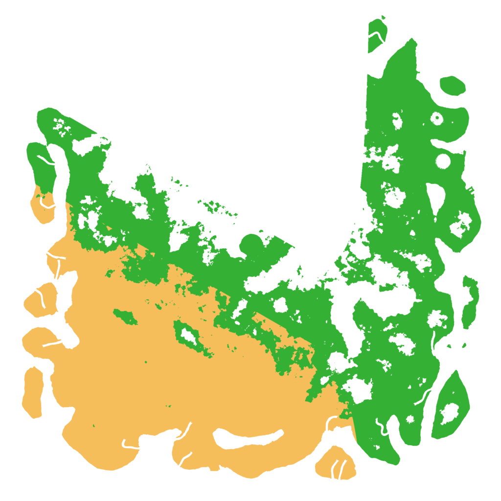 Biome Rust Map: Procedural Map, Size: 6000, Seed: 1810539833