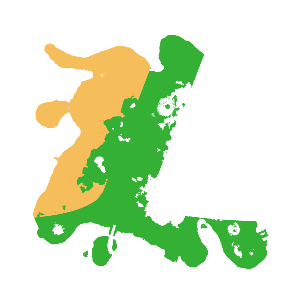 Biome Rust Map: Procedural Map, Size: 2500, Seed: 298918732