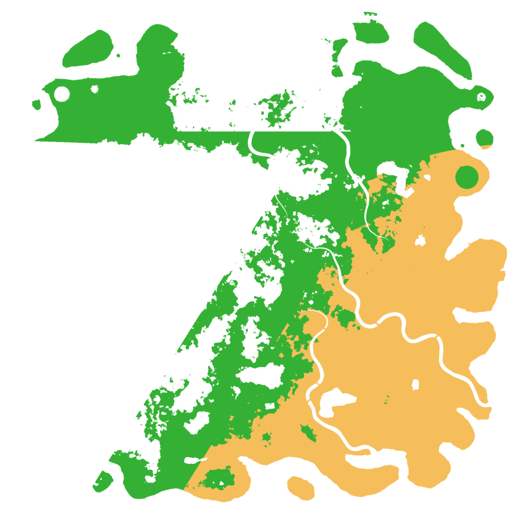 Biome Rust Map: Procedural Map, Size: 6000, Seed: 723147
