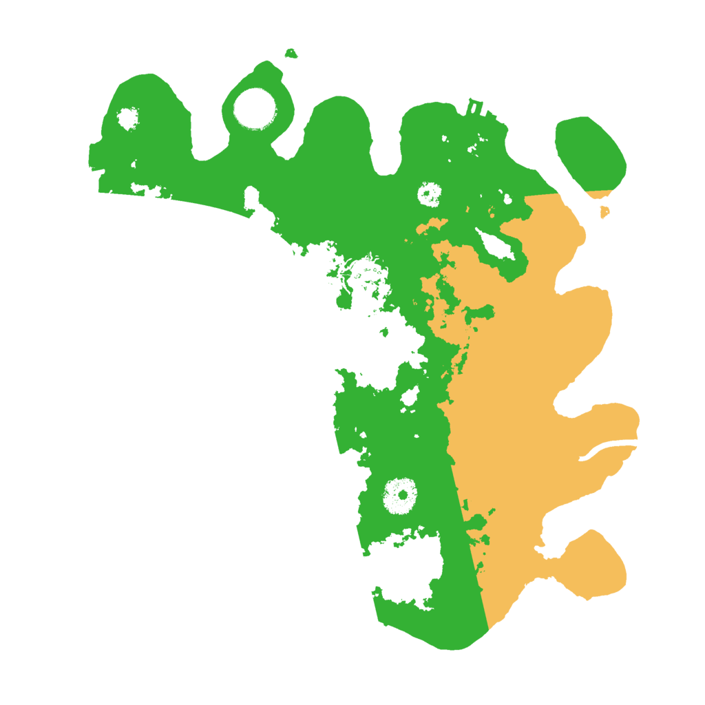 Biome Rust Map: Procedural Map, Size: 3000, Seed: 96544