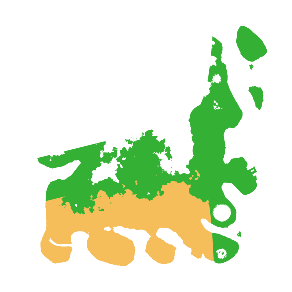 Biome Rust Map: Procedural Map, Size: 3000, Seed: 341153865