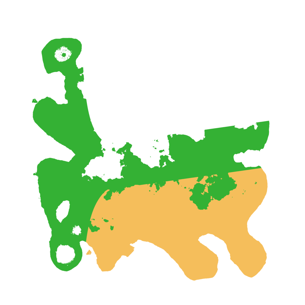 Biome Rust Map: Procedural Map, Size: 3000, Seed: 4392810