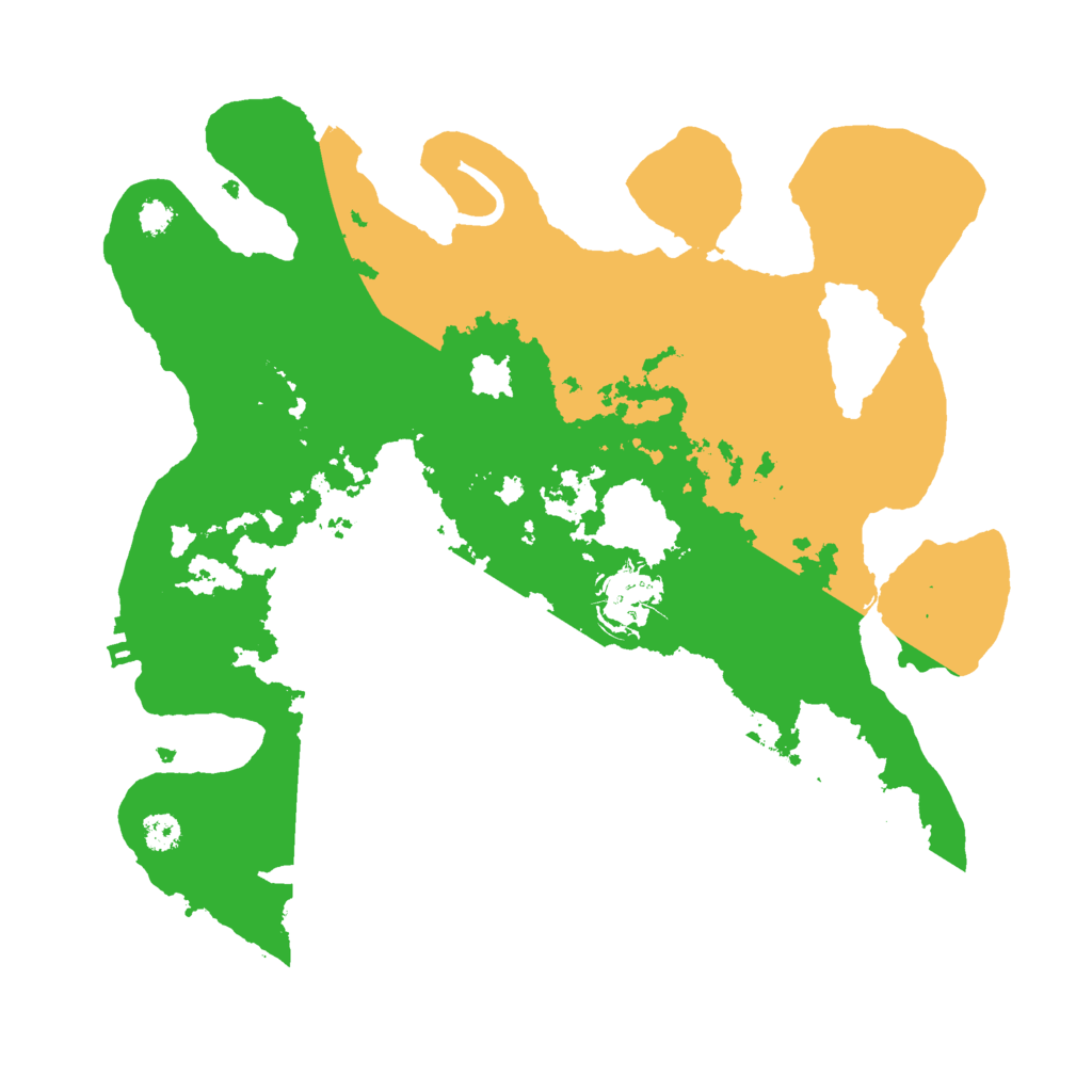 Biome Rust Map: Procedural Map, Size: 3000, Seed: 42606591