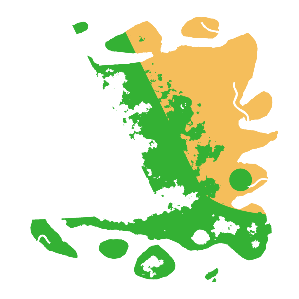 Biome Rust Map: Procedural Map, Size: 3500, Seed: 835495268