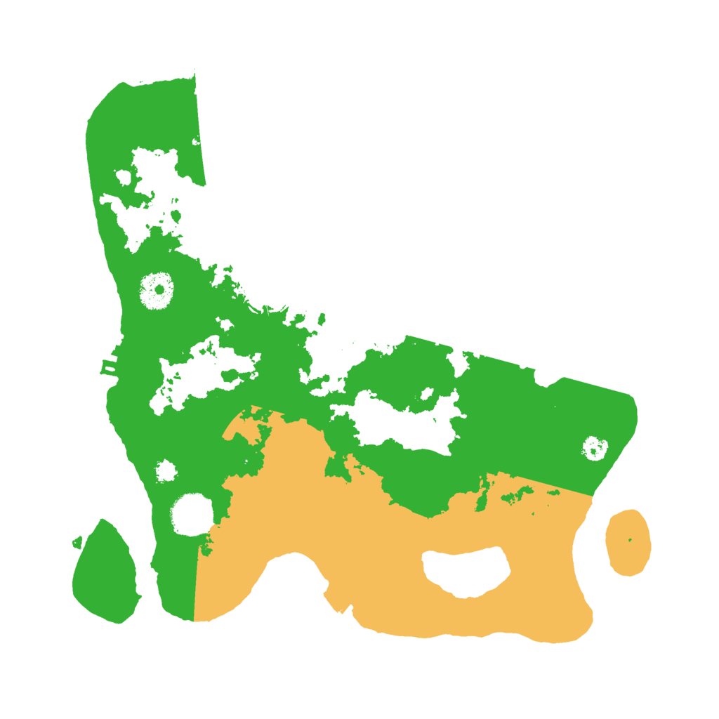 Biome Rust Map: Procedural Map, Size: 3000, Seed: 245352672