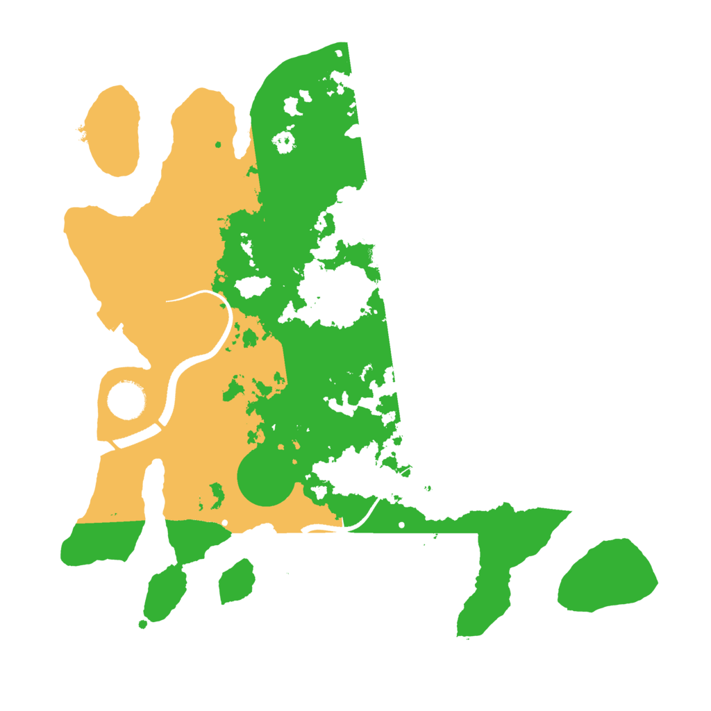 Biome Rust Map: Procedural Map, Size: 3300, Seed: 282038844