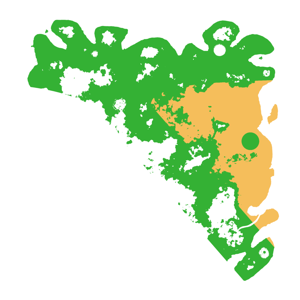 Biome Rust Map: Procedural Map, Size: 4500, Seed: 256637733