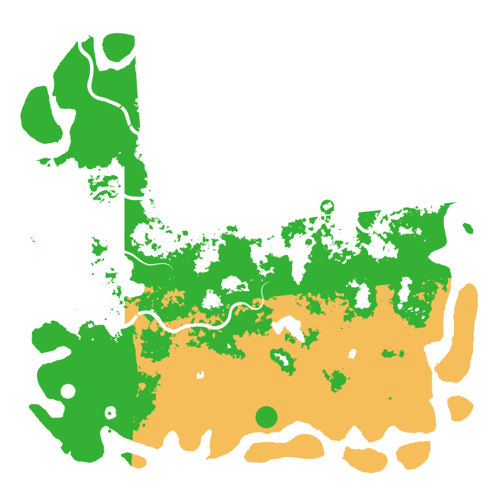 Biome Rust Map: Procedural Map, Size: 6000, Seed: 163323550