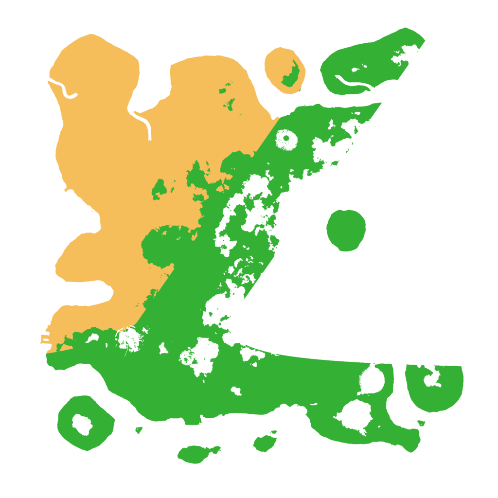 Biome Rust Map: Procedural Map, Size: 3500, Seed: 1752659320