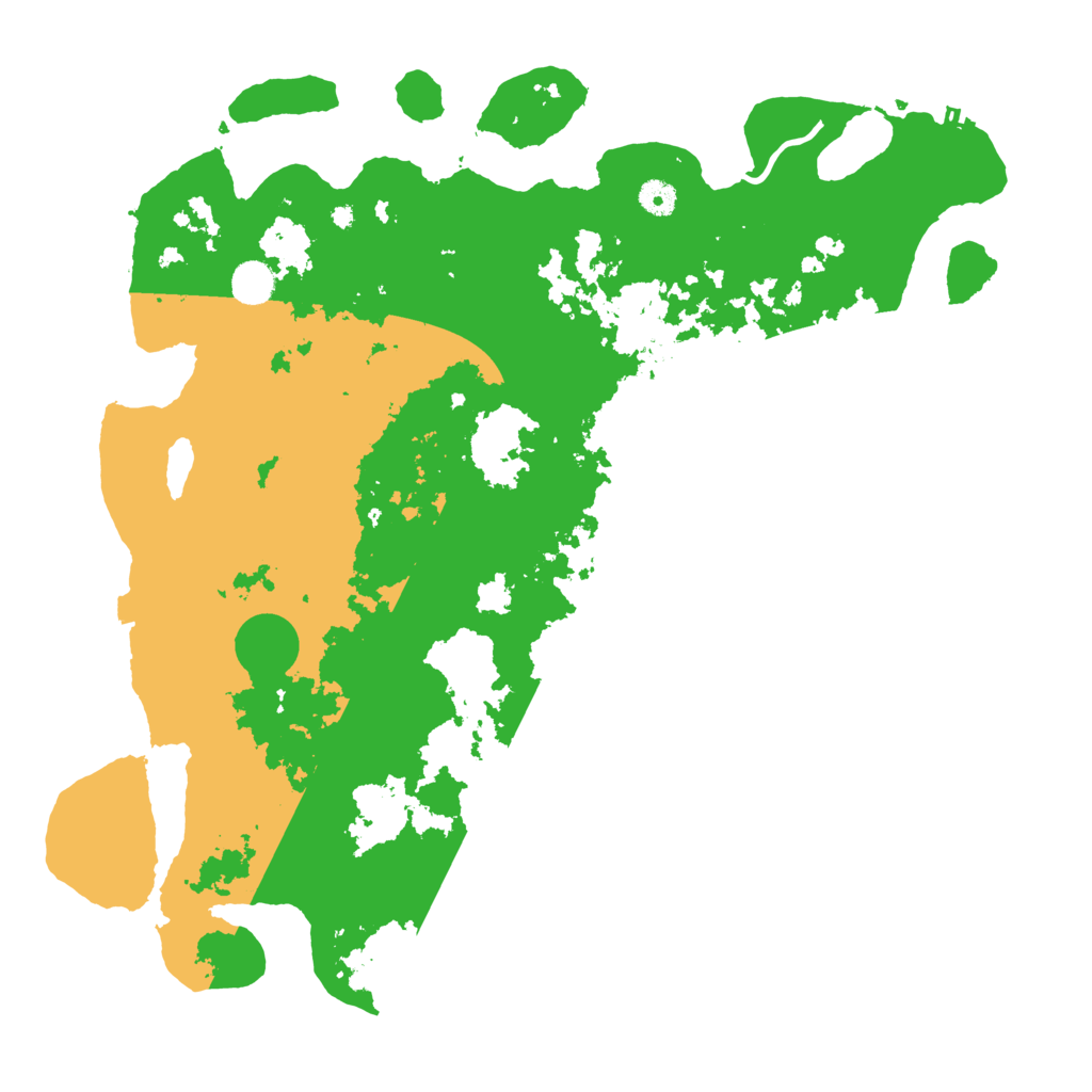 Biome Rust Map: Procedural Map, Size: 4500, Seed: 909231908