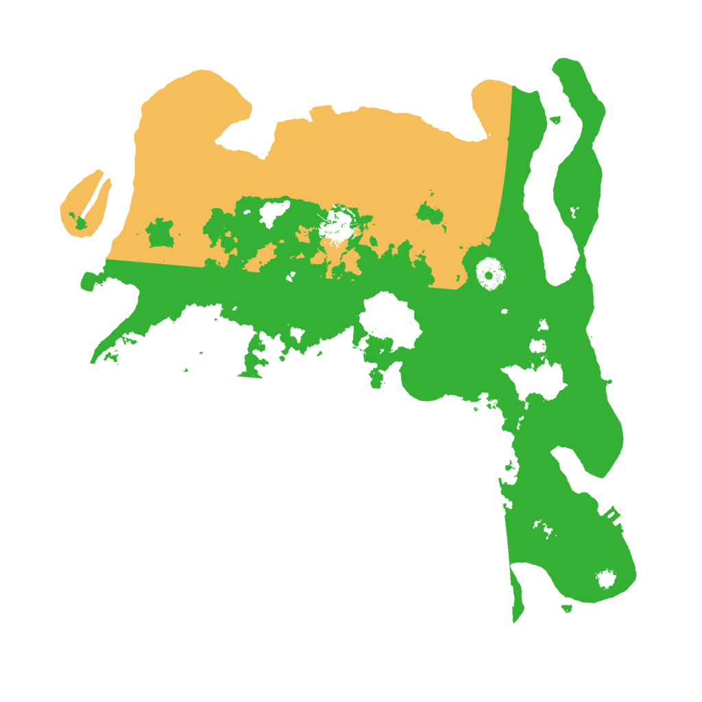 Biome Rust Map: Procedural Map, Size: 3500, Seed: 249880423