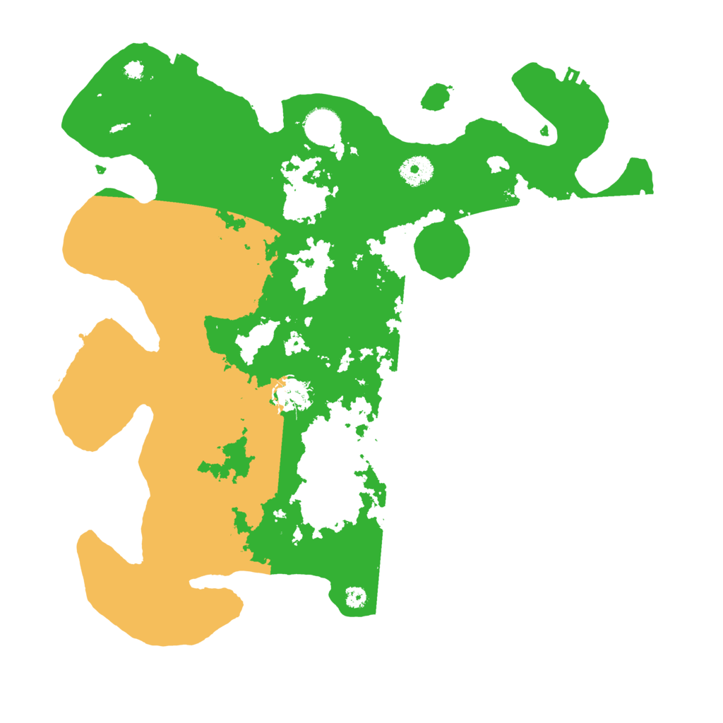 Biome Rust Map: Procedural Map, Size: 3500, Seed: 2036620373