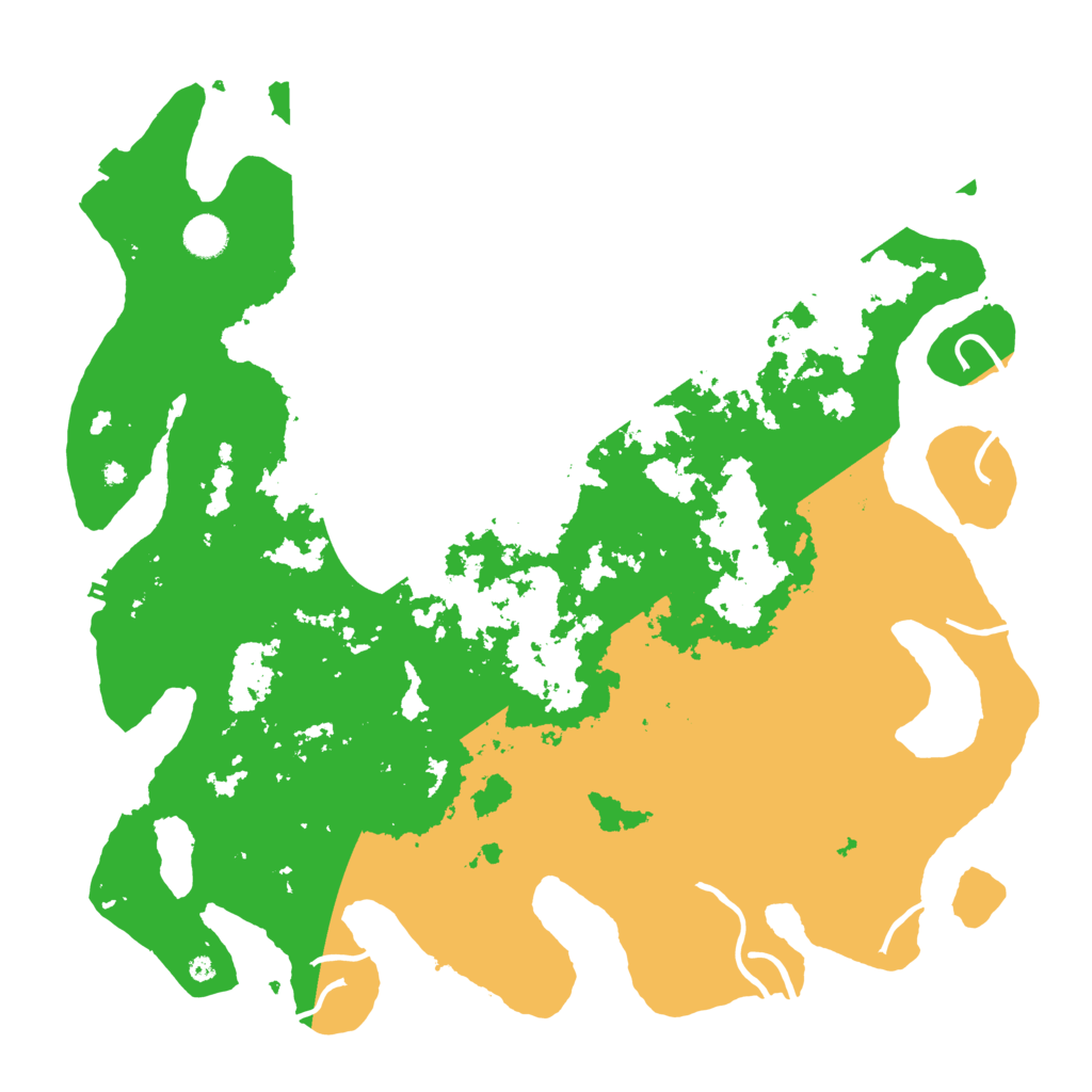 Biome Rust Map: Procedural Map, Size: 4400, Seed: 15119131