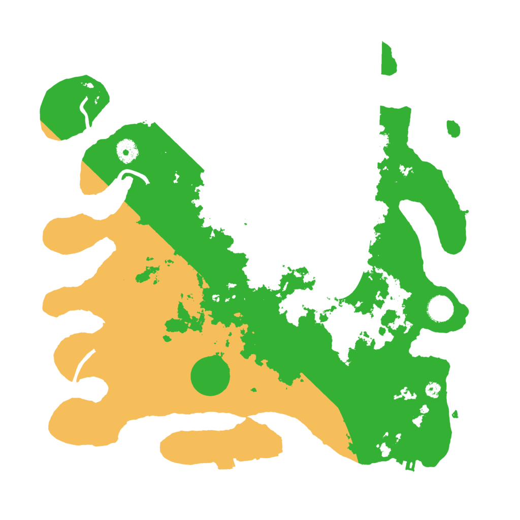 Biome Rust Map: Procedural Map, Size: 3500, Seed: 1518067385