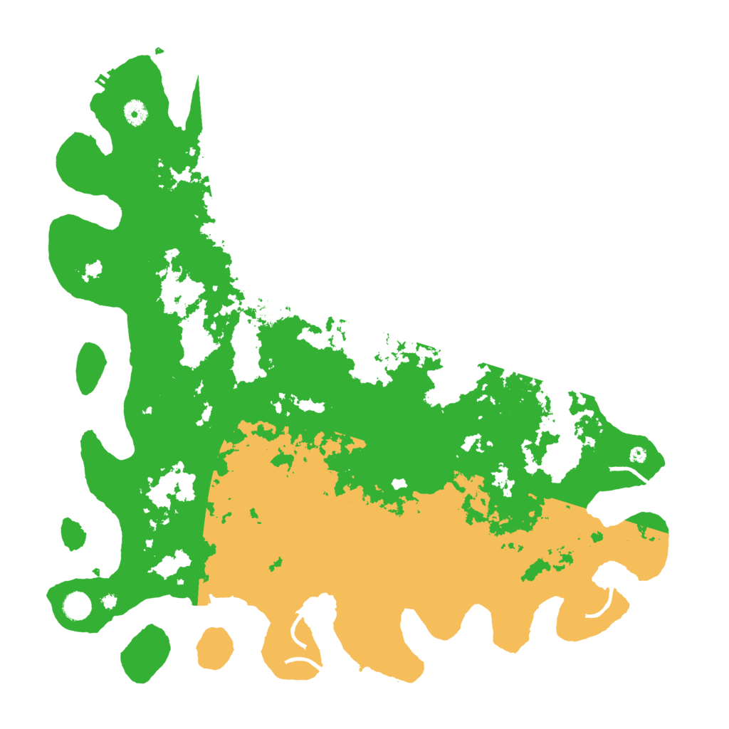 Biome Rust Map: Procedural Map, Size: 4500, Seed: 877995233