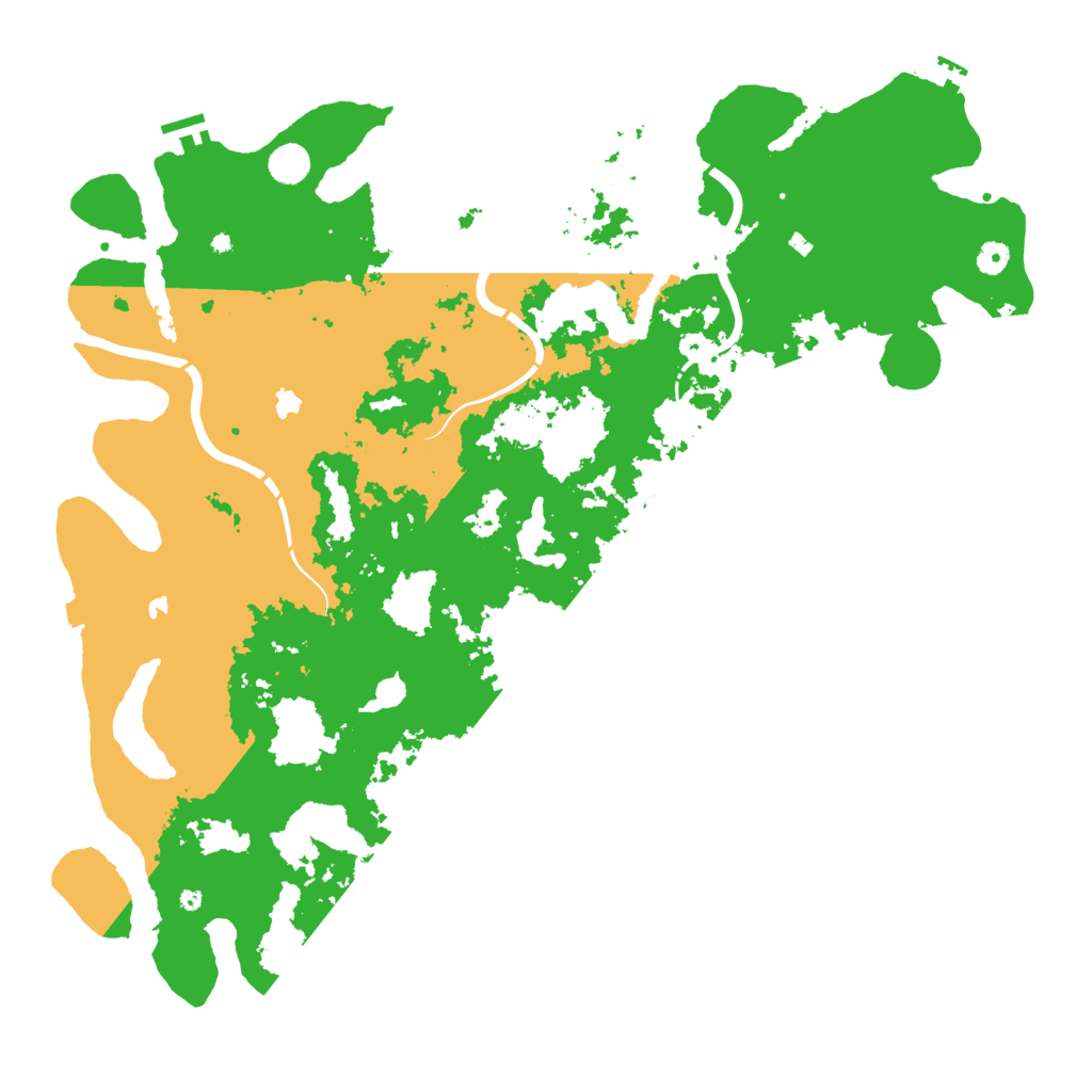 Biome Rust Map: Procedural Map, Size: 5000, Seed: 1436536766