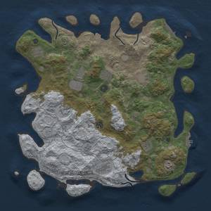 Thumbnail Rust Map: Procedural Map, Size: 4200, Seed: 1381381568, 18 Monuments