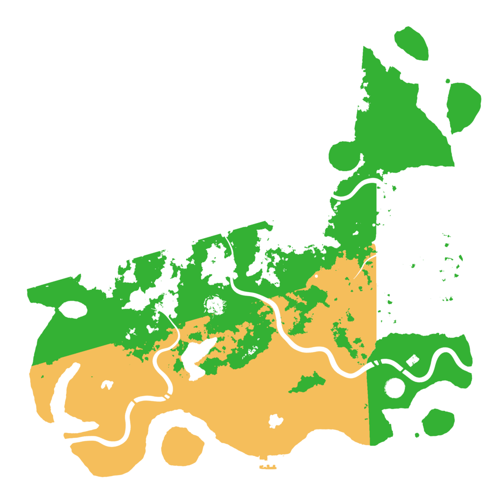 Biome Rust Map: Procedural Map, Size: 4500, Seed: 456003383