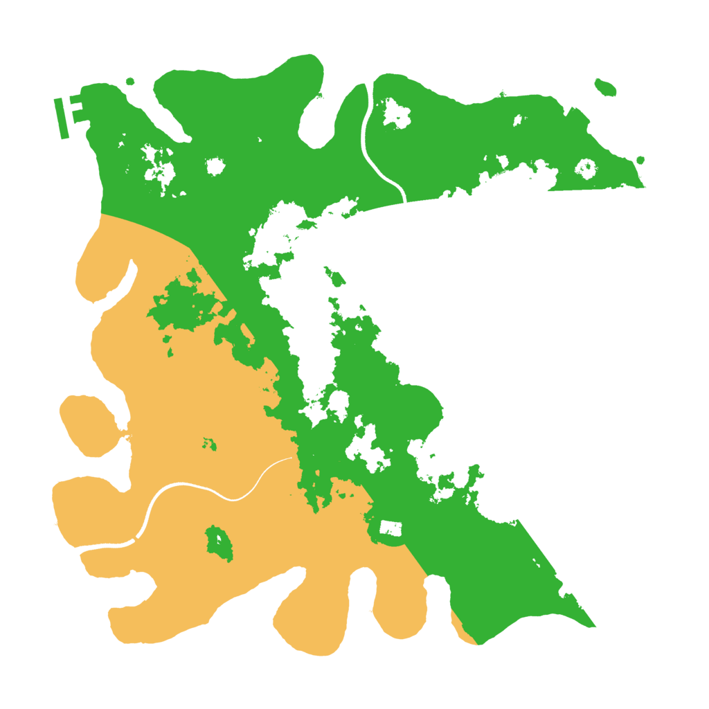 Biome Rust Map: Procedural Map, Size: 3500, Seed: 562504269
