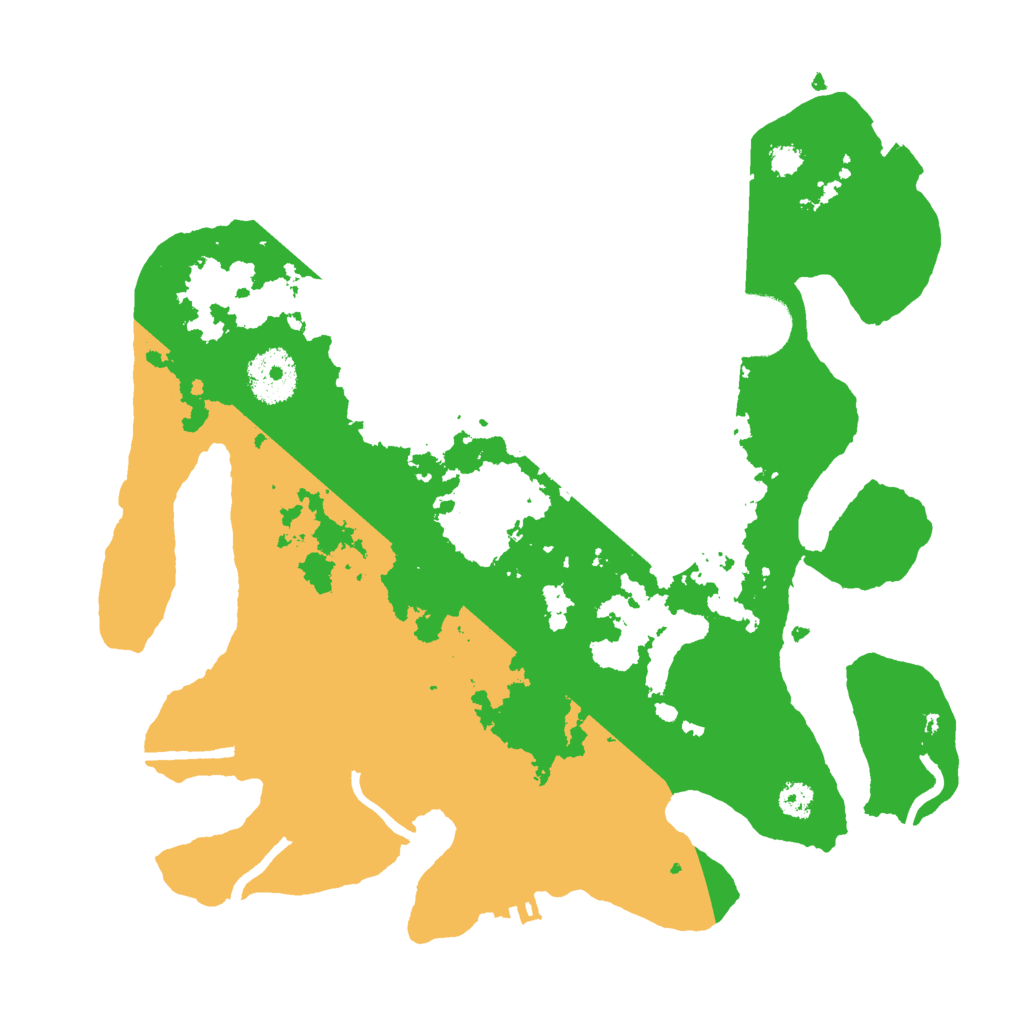 Biome Rust Map: Procedural Map, Size: 3000, Seed: 7218564