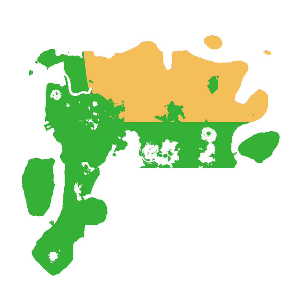 Biome Rust Map: Procedural Map, Size: 3000, Seed: 25323